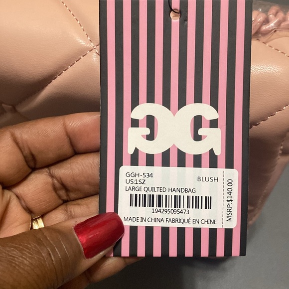 NWT Gilda Paris Large Quilted Handbag - Picture 6 of 6